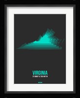 Virginia Radiant Map 6 Fine Art Print