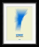 Vermont Radiant Map 1 Fine Art Print