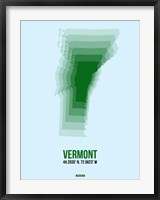Vermont Radiant Map 2 Fine Art Print