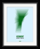Vermont Radiant Map 2 Fine Art Print