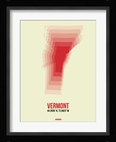 Vermont Radiant Map 3 Fine Art Print