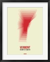 Vermont Radiant Map 3 Fine Art Print