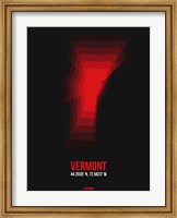 Vermont Radiant Map 4 Fine Art Print