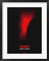 Vermont Radiant Map 4 Fine Art Print