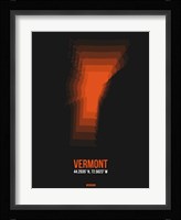 Vermont Radiant Map 5 Fine Art Print