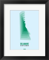 Delaware Radiant Map 2 Fine Art Print