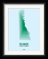 Delaware Radiant Map 2 Fine Art Print