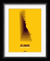 Delaware Radiant Map 3 Fine Art Print