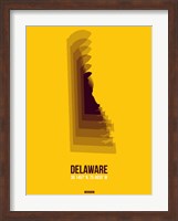 Delaware Radiant Map 3 Fine Art Print