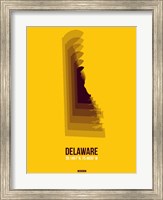 Delaware Radiant Map 3 Fine Art Print