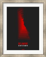 Delaware Radiant Map 4 Fine Art Print