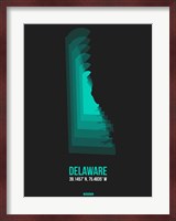 Delaware Radiant Map 5 Fine Art Print