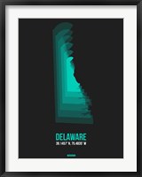 Delaware Radiant Map 5 Fine Art Print