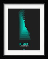 Delaware Radiant Map 5 Fine Art Print