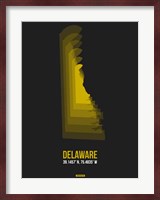 Delaware Radiant Map 6 Fine Art Print