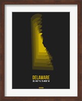 Delaware Radiant Map 6 Fine Art Print