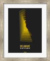 Delaware Radiant Map 6 Fine Art Print