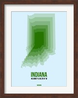 Indiana Radiant Map 2 Fine Art Print