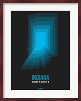 Indiana Radiant Map 5 Fine Art Print