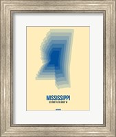 Mississippi Radiant Map 2 Fine Art Print