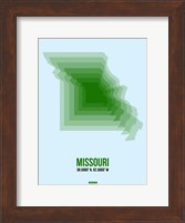 Missouri Radiant Map 2 Fine Art Print