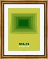 Wyoming Radiant Map 2 Fine Art Print