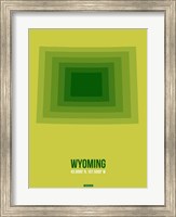 Wyoming Radiant Map 2 Fine Art Print