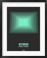 Wyoming Radiant Map 4 Fine Art Print