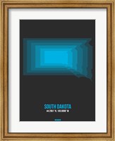 South Dakota Radiant Map 5 Fine Art Print