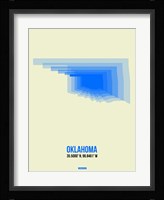 Oklahoma Radiant Map 1 Fine Art Print