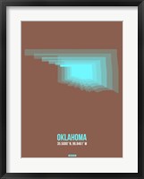 Oklahoma Radiant Map 2 Fine Art Print