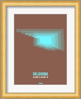 Oklahoma Radiant Map 2 Fine Art Print