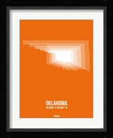 Oklahoma Radiant Map 3 Fine Art Print