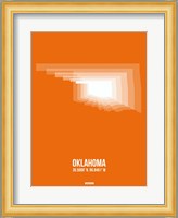 Oklahoma Radiant Map 3 Fine Art Print