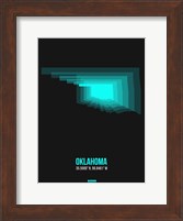 Oklahoma Radiant Map 6 Fine Art Print