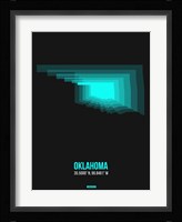 Oklahoma Radiant Map 6 Fine Art Print