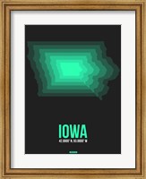 Iowa Radiant Map 5 Fine Art Print