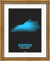 Kentucky Radiant Map 5 Fine Art Print