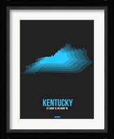 Kentucky Radiant Map 5 Fine Art Print