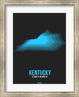 Kentucky Radiant Map 5 Fine Art Print
