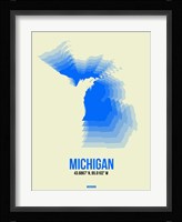 Michigan Radiant Map 1 Fine Art Print