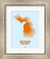 Michigan Radiant Map 2 Fine Art Print