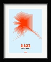 Alaska Radiant Map 1 Fine Art Print