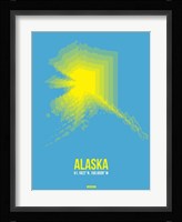 Alaska Radiant Map 2 Fine Art Print