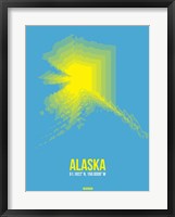 Alaska Radiant Map 2 Fine Art Print
