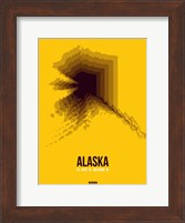 Alaska Radiant Map 3 Fine Art Print