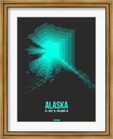 Alaska Radiant Map 5 Fine Art Print