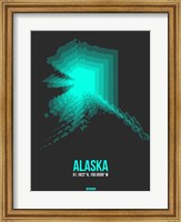 Alaska Radiant Map 5 Fine Art Print