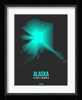Alaska Radiant Map 5 Fine Art Print