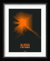 Alaska Radiant Map 6 Fine Art Print
